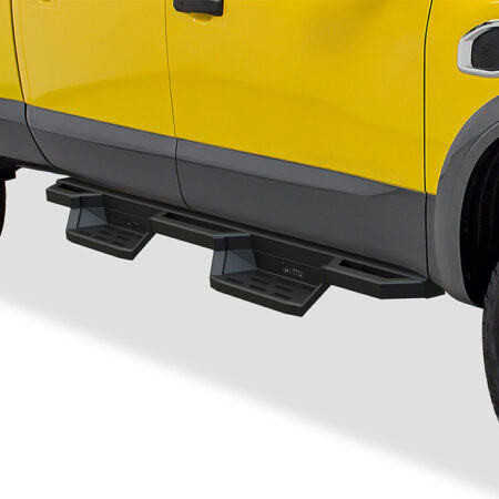 APS IA14NJE0B – Square Tube Drop Style Door-to-Door Black Nerf Bars – Pair