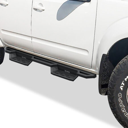 APS IA14NJI5B – Square Tube Drop Style Door-to-Door Black Nerf Bars – Pair