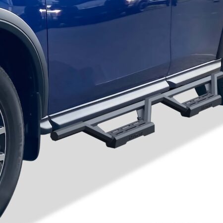 APS IA14WIG2B – Octagon Tube Drop Style Door-to-Door Black Nerf Bars – Pair