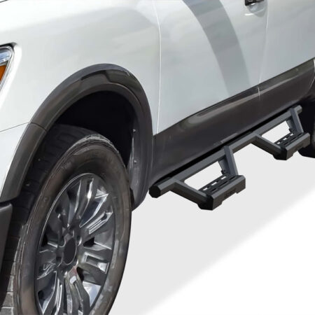 APS IA14WJE0B – Octagon Tube Drop Style Door-to-Door Black Nerf Bars – Pair