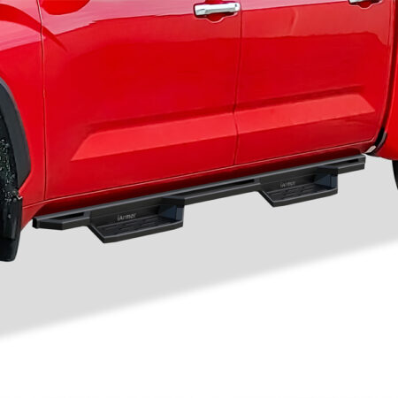 APS IA20NBI8H – Square Tube Drop Style Door-to-Door Black Nerf Bars – Pair