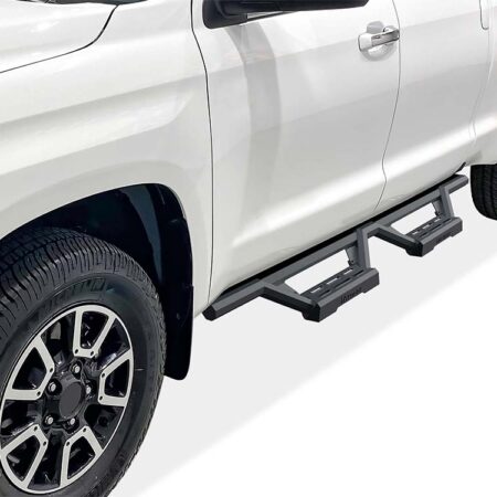 APS IA20WJI7B – Octagon Tube Drop Style Door-to-Door Black Nerf Bars – Pair