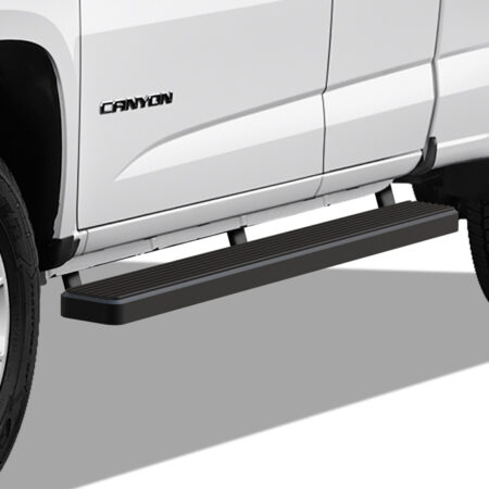 APS IB03EAI7H – 5-Inch Door-to-Door Black iStep Side Steps – Pair