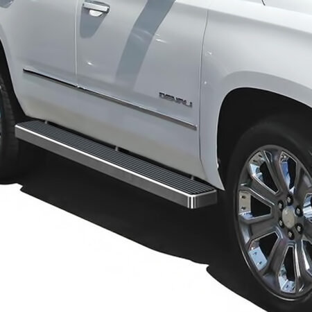 APS IB03EJB2C – 5-Inch Door-to-Door Hairline iStep Side Steps – Pair