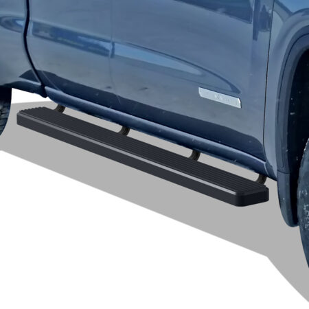 APS IB03FAG1H – 6-Inch Door-to-Door Black iStep Side Steps – Pair