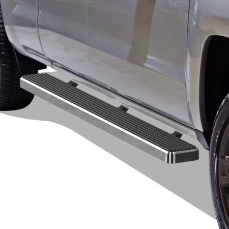 APS IB03FAI5C – 6-Inch Door-to-Door Hairline iStep Side Steps – Pair