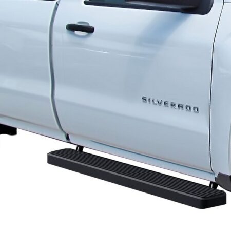 APS IB03FAI6B – 6-Inch Door-to-Door Black iStep Side Steps – Pair