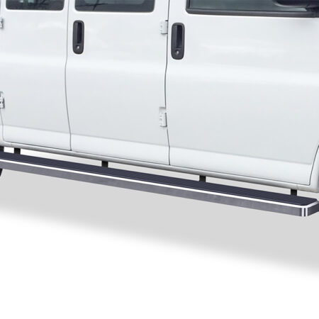 APS IB03FDJ0A – 6-Inch Door-to-Door Hairline iStep Side Steps – Pair