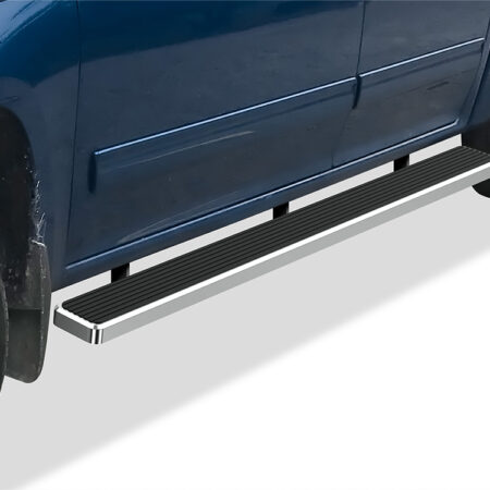 APS IB03FJB1C – 6-Inch Door-to-Door Hairline iStep Side Steps – Pair