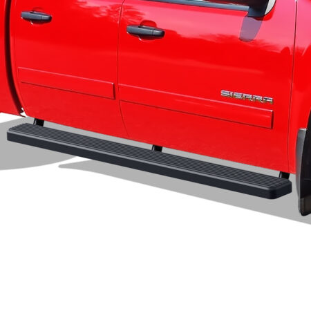 APS IB03FJJ1H – 6-Inch Door-to-Door Black iStep Side Steps – Pair