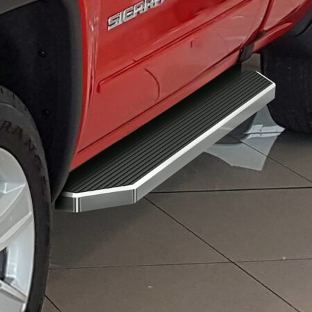 APS IB03RJG1Y – H-Style Door-to-Door Polished Running Boards – Pair
