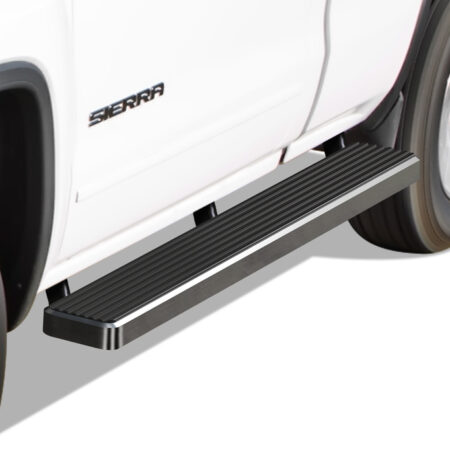 APS IB03SAI6LA – 6-Inch Wheel-to-Wheel Hairline iStep Side Steps – Pair