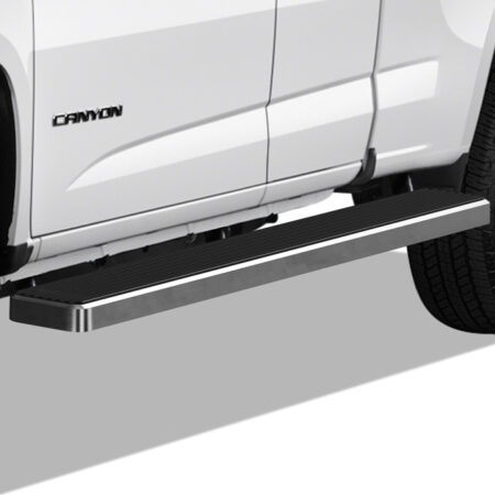APS IB03SAI7LA – 6-Inch Wheel-to-Wheel Hairline iStep Side Steps – Pair