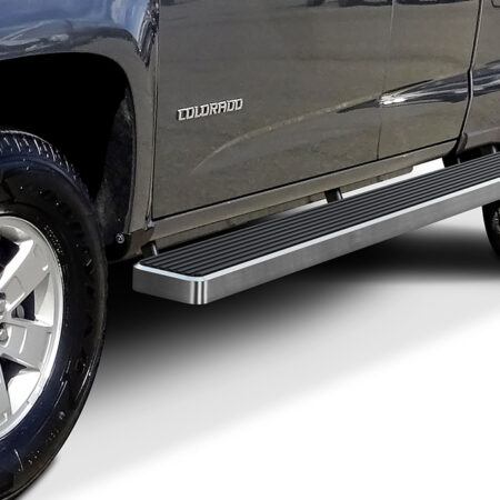 APS IB03SAI8LA – 6-Inch Wheel-to-Wheel Hairline iStep Side Steps – Pair