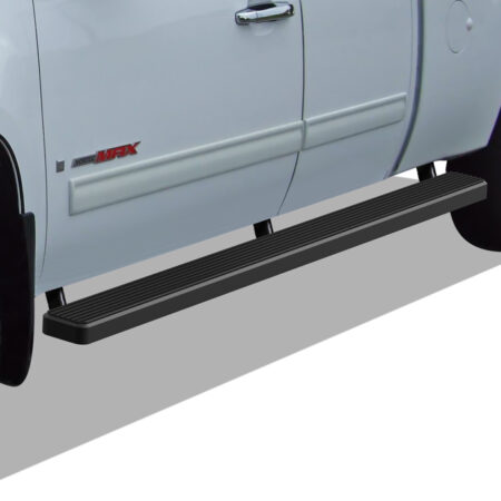 APS IB03SJJ4SB – 6-Inch Wheel-to-Wheel Black iStep Side Steps – Pair