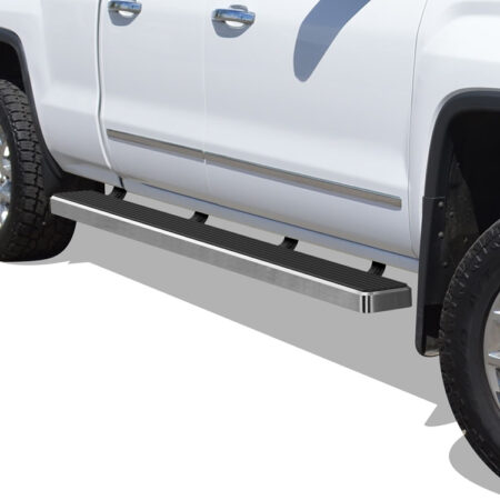 APS IB03WAI5LA – 5-Inch Wheel-to-Wheel Hairline iStep Side Steps – Pair