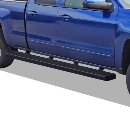 APS IB03WAI5LB – 5-Inch Wheel-to-Wheel Black iStep Side Steps – Pair