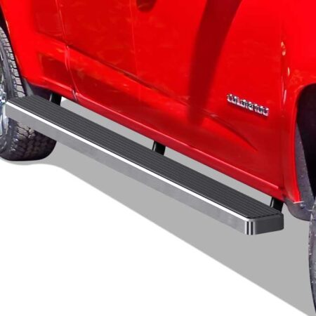 APS IB03WAI7LA – 5-Inch Wheel-to-Wheel Hairline iStep Side Steps – Pair