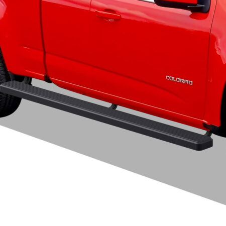 APS IB03WAI8LB – 5-Inch Wheel-to-Wheel Black iStep Side Steps – Pair