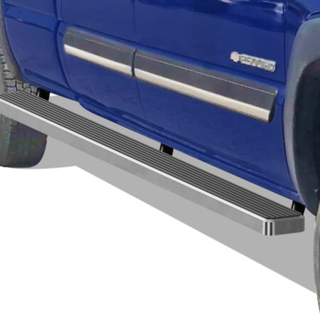 APS IB03WJJ1LA – 5-Inch Wheel-to-Wheel Hairline iStep Side Steps – Pair