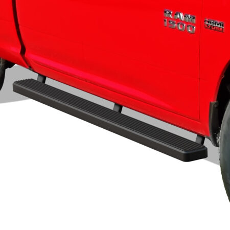APS IB04EAG9H – 5-Inch Door-to-Door Black iStep Side Steps – Pair