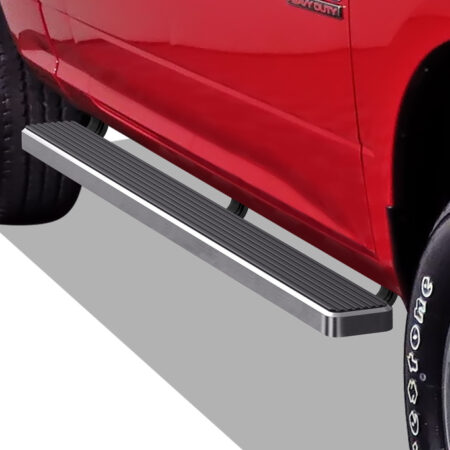 APS IB04EBJ9C – 5-Inch Door-to-Door Hairline iStep Side Steps – Pair