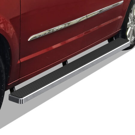 APS IB04FCF1A – 6-Inch Door-to-Door Hairline iStep Side Steps – Pair