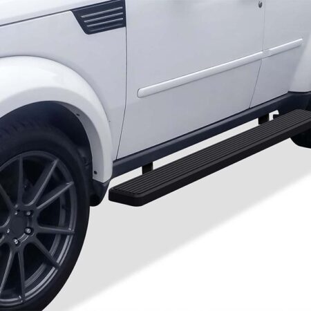 APS IB04FJC0B – 6-Inch Door-to-Door Black iStep Side Steps – Pair