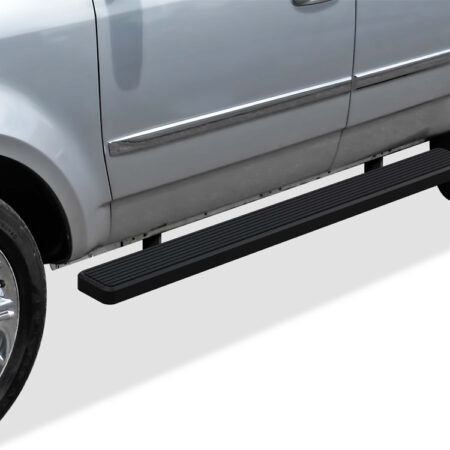 APS IB04FJF6B – 6-Inch Door-to-Door Black iStep Side Steps – Pair
