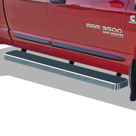 APS IB04FJJ2A – 6-Inch Door-to-Door Hairline iStep Side Steps – Pair