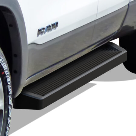 APS IB04RAE9B – 6-Inch Door-to-Door Black Running Boards – Pair