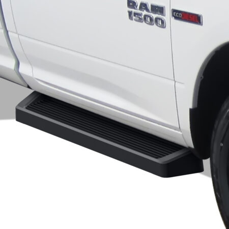 APS IB04RAG8B – 6-Inch Door-to-Door Black Running Boards – Pair