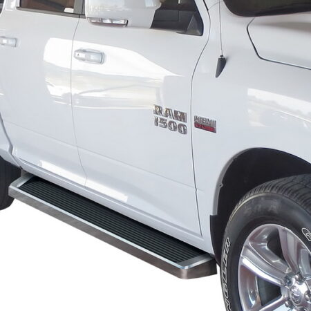 APS IB04RBJ8A – 6-Inch Door-to-Door Polished Running Boards – Pair
