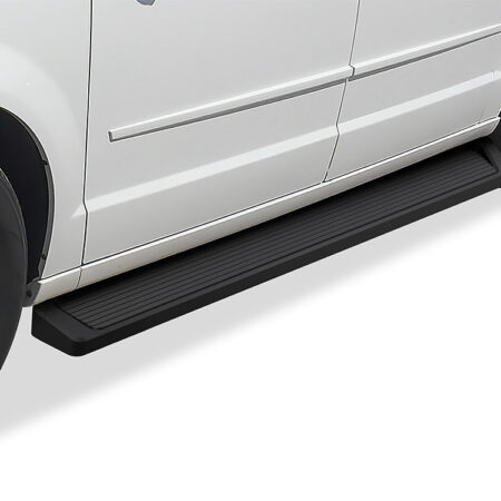 APS IB04RCF1B – 6-Inch Door-to-Door Black Running Boards – Pair