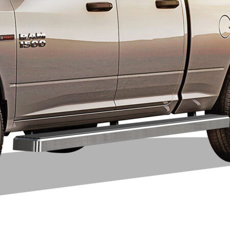 APS IB04SAG9LA – 6-Inch Wheel-to-Wheel Hairline iStep Side Steps – Pair