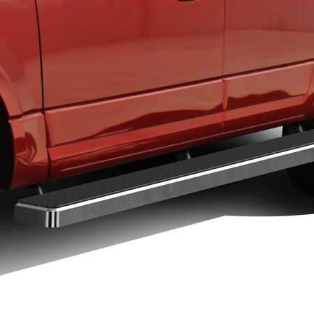 APS IB06EAC4A – 5-Inch Door-to-Door Hairline iStep Side Steps – Pair