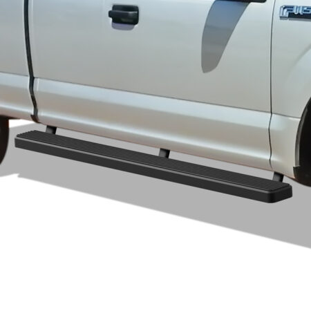 APS IB06EAH8H – 5-Inch Door-to-Door Black iStep Side Steps – Pair