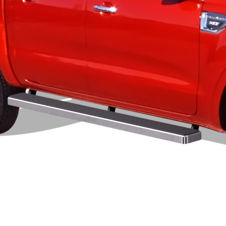 APS IB06EBC9A – 5-Inch Door-to-Door Hairline iStep Side Steps – Pair