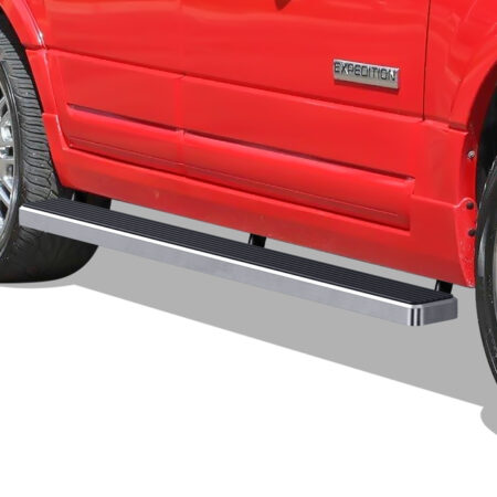 APS IB06EJC2A – 5-Inch Door-to-Door Hairline iStep Side Steps – Pair