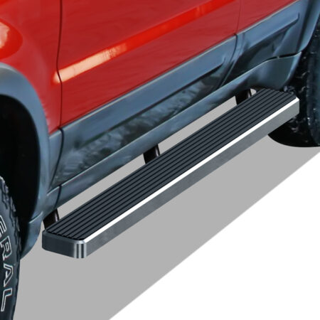 APS IB06EJC4A – 5-Inch Door-to-Door Hairline iStep Side Steps – Pair