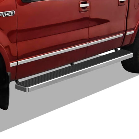 APS IB06FAG7C – 6-Inch Door-to-Door Hairline iStep Side Steps – Pair