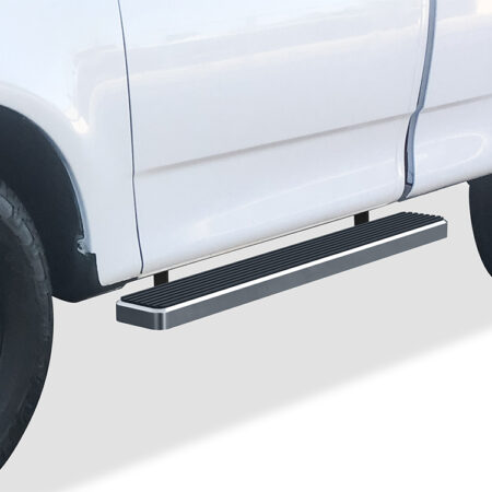 APS IB06FBA1A – 6-Inch Door-to-Door Hairline iStep Side Steps – Pair