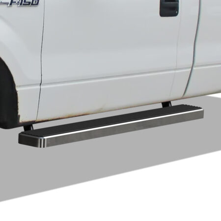 APS IB06FBA2A – 6-Inch Door-to-Door Hairline iStep Side Steps – Pair