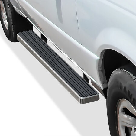 APS IB06FJC9A – 6-Inch Door-to-Door Hairline iStep Side Steps – Pair