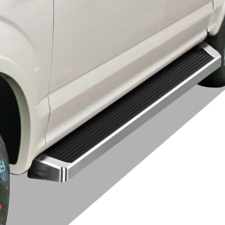 APS IB06RAG5A – 6-Inch Door-to-Door Polished Running Boards – Pair