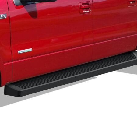 APS IB06RAG7B – 6-Inch Door-to-Door Black Running Boards – Pair