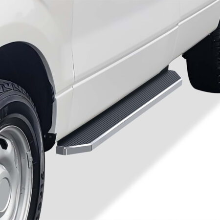APS IB06RBA2Y – H-Style Door-to-Door Polished Running Boards – Pair
