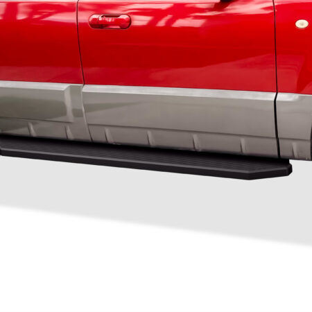 APS IB06RIB2H – H-Style Door-to-Door Black Running Boards – Pair