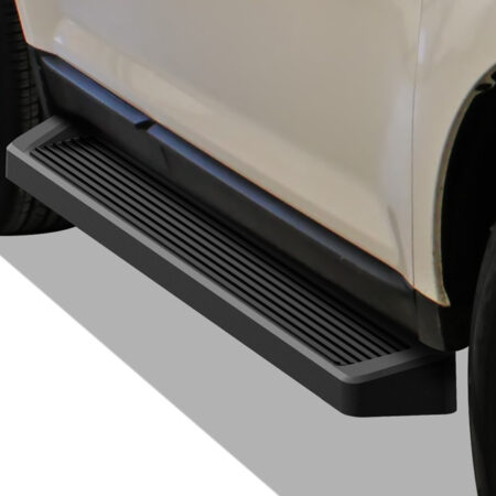 APS IB06RIB6B – 6-Inch Door-to-Door Black Running Boards – Pair