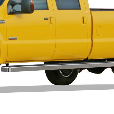 APS IB06SJA1LA – 6-Inch Wheel-to-Wheel Hairline iStep Side Steps – Pair